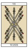 The Seven of Wands
