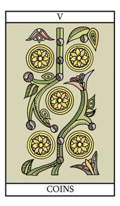 The Five of Pentacles (Coins)