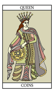 The Queen of Pentacles (Coins)