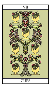 Seven of Cups Tarot Card