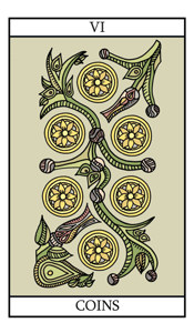 The Six of Pentacles (Coins)