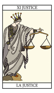 tarot justice
